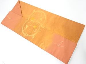 未使用品　葡萄唐草模様織り出し名古屋帯